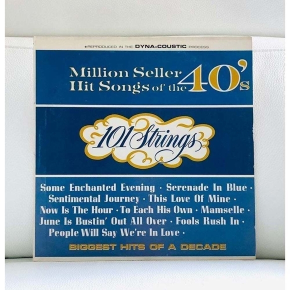 LP Million Seller Hit Song's Of The 40's Vinyl Record - Picture 1 of 2